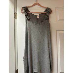 Smash & Tess Grey Ruffle Romper Sz Small